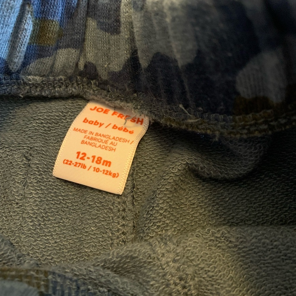 Joe Fresh Kids' Camouflage, Black, and Brown Joggers - Picture 3 of 10